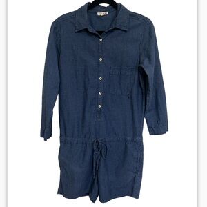 Sundry Chambray Short Romper